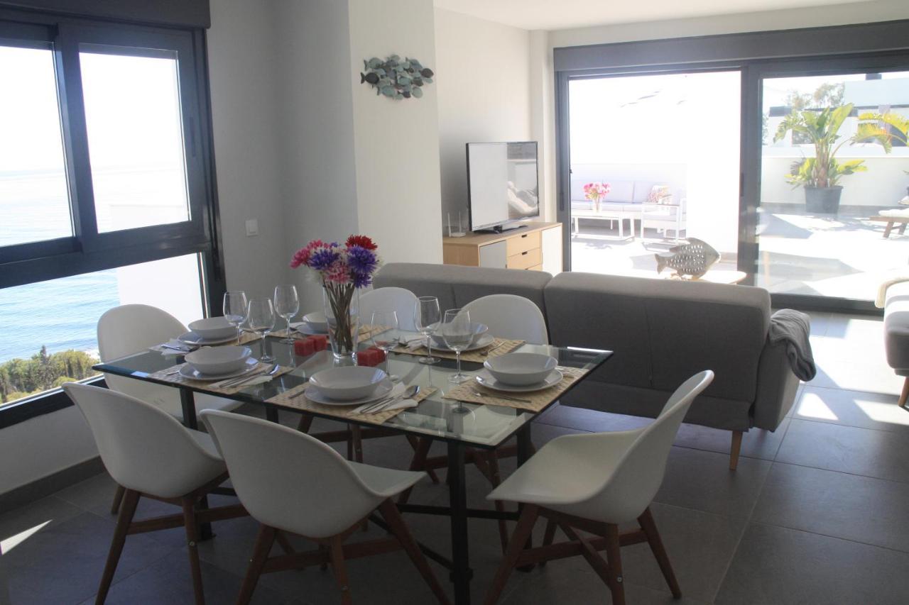 Sunny Penthouse Beach Apartment With Panoramic Views Almuñécar Exteriör bild
