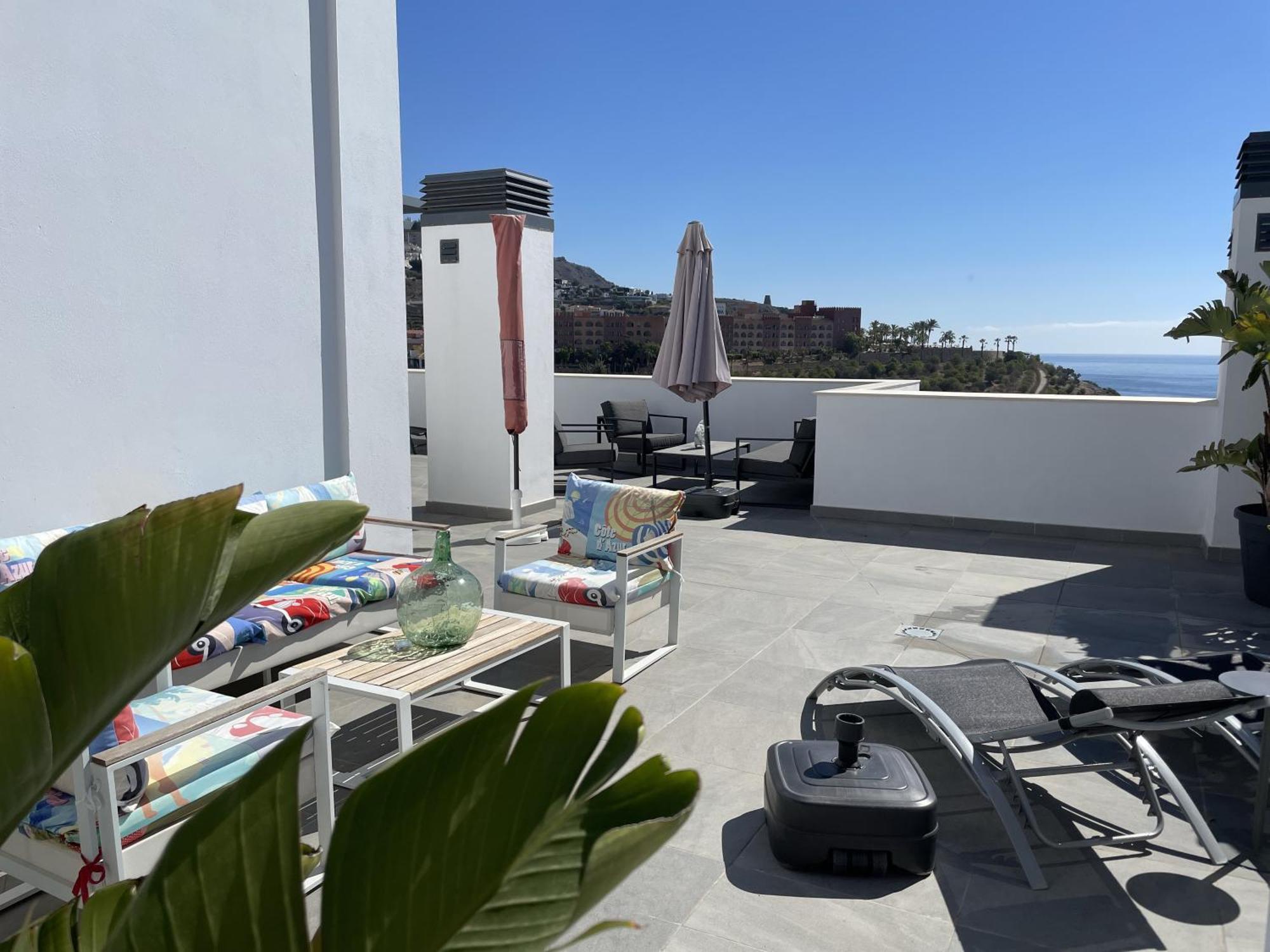 Sunny Penthouse Beach Apartment With Panoramic Views Almuñécar Exteriör bild